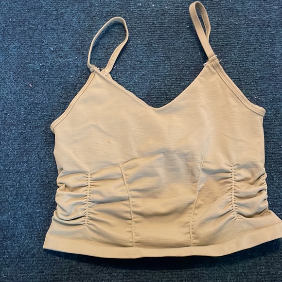 Free People Movement Good Karma Ruched Crop Top - Picture 2 of 4